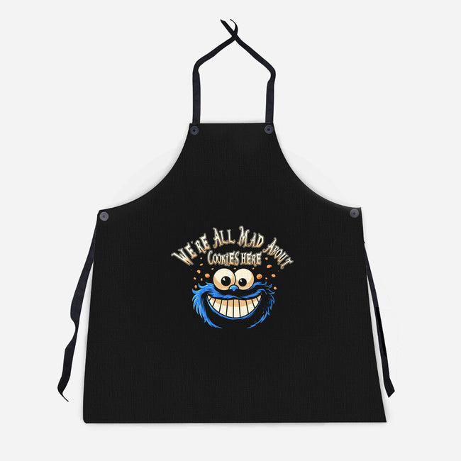 Mad About Cookies-Unisex-Kitchen-Apron-erion_designs