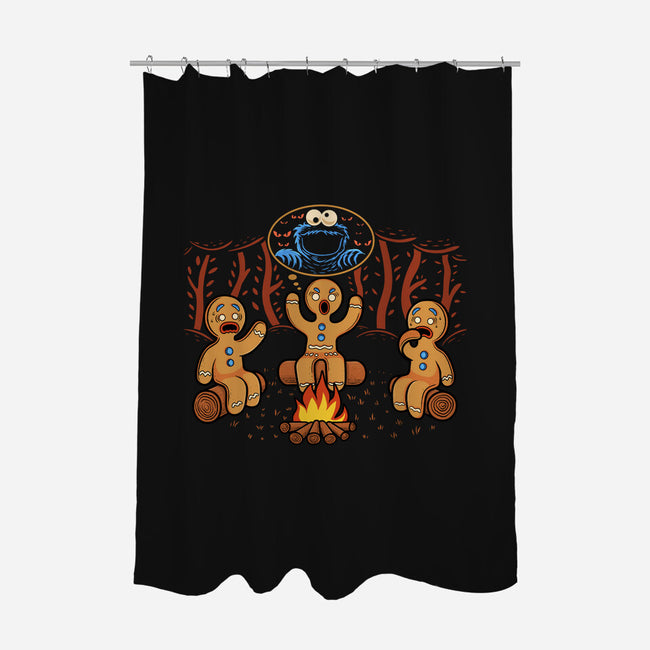 Scary Cookie Story-None-Polyester-Shower Curtain-erion_designs