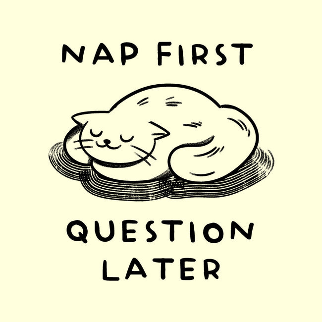 Nap First Question Later-None-Drawstring-Bag-FunkVampire
