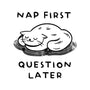 Nap First Question Later-Womens-Racerback-Tank-FunkVampire