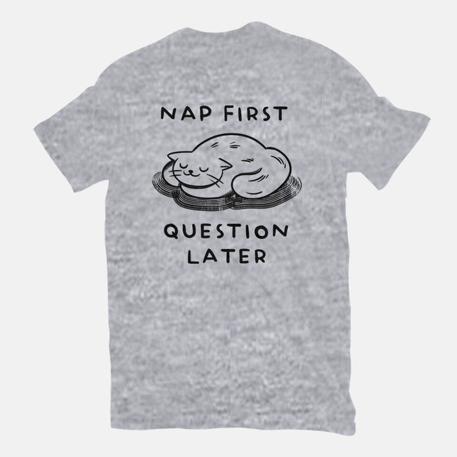 Nap First Question Later-Youth-Basic-Tee-FunkVampire