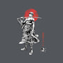 Pirate Hunter Sumi-e-None-Drawstring-Bag-Astrobot Invention