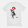 Pirate Hunter Sumi-e-Womens-Basic-Tee-Astrobot Invention