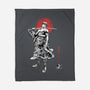 Pirate Hunter Sumi-e-None-Fleece-Blanket-Astrobot Invention