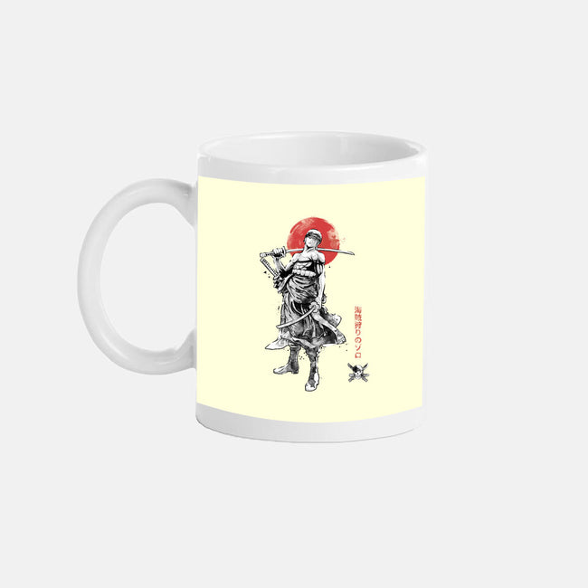 Pirate Hunter Sumi-e-None-Mug-Drinkware-Astrobot Invention