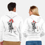 Pirate Hunter Sumi-e-Unisex-Zip-Up-Sweatshirt-Astrobot Invention