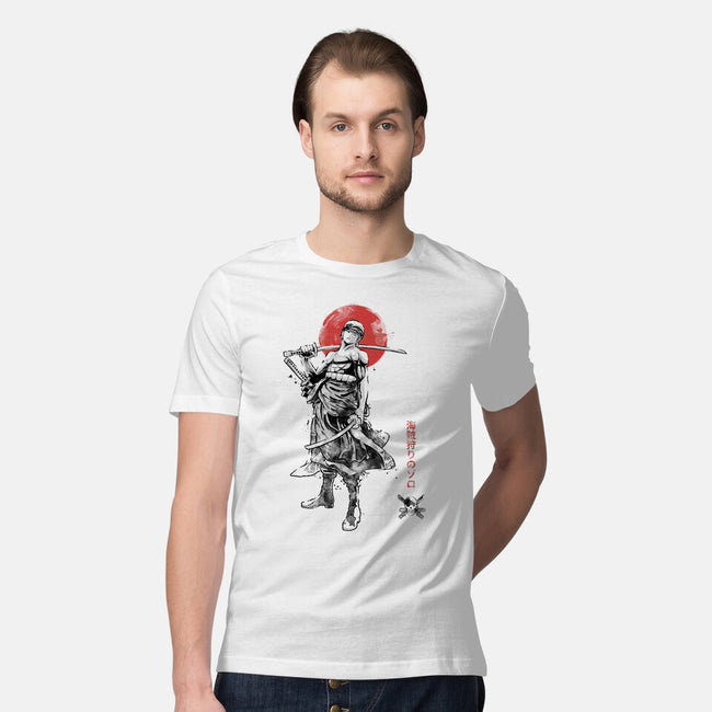 Pirate Hunter Sumi-e-Mens-Premium-Tee-Astrobot Invention