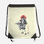 Straw Hat Captain Sumi-e-None-Drawstring-Bag-Astrobot Invention