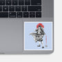 Straw Hat Captain Sumi-e-None-Glossy-Sticker-Astrobot Invention