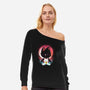 Turbo Granny Night-Womens-Off Shoulder-Sweatshirt-dandingeroz