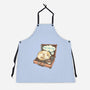 Music And Chill Cat-Unisex-Kitchen-Apron-glitchygorilla