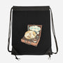 Music And Chill Cat-None-Drawstring-Bag-glitchygorilla