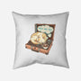 Music And Chill Cat-None-Removable Cover w Insert-Throw Pillow-glitchygorilla