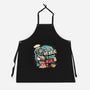 Cooking With Herbie-Unisex-Kitchen-Apron-glitchygorilla