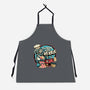 Cooking With Herbie-Unisex-Kitchen-Apron-glitchygorilla