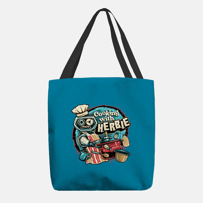 Cooking With Herbie-None-Basic Tote-Bag-glitchygorilla