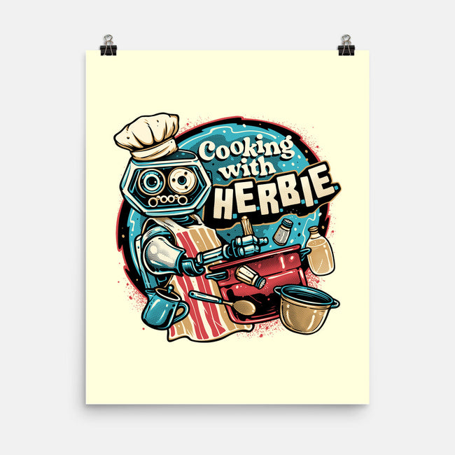 Cooking With Herbie-None-Matte-Poster-glitchygorilla