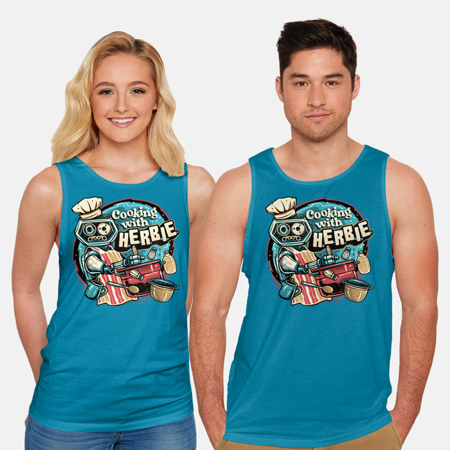 Cooking With Herbie-Unisex-Basic-Tank-glitchygorilla