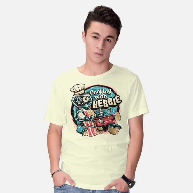 Cooking With Herbie-Mens-Basic-Tee-glitchygorilla