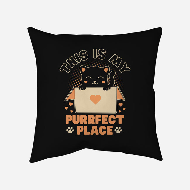 Purrfect Place-None-Removable Cover w Insert-Throw Pillow-brunopires