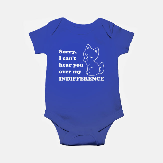 Cat Indifference-Baby-Basic-Onesie-Studio Mootant