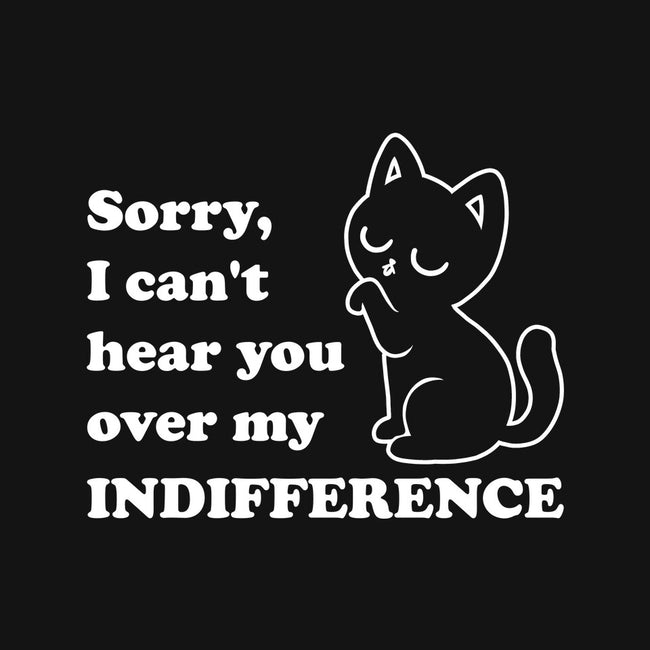 Cat Indifference-None-Drawstring-Bag-Studio Mootant