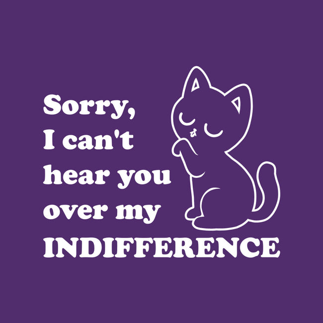 Cat Indifference-None-Drawstring-Bag-Studio Mootant