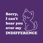 Cat Indifference-None-Drawstring-Bag-Studio Mootant