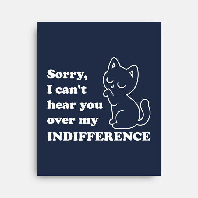 Cat Indifference-None-Stretched-Canvas-Studio Mootant