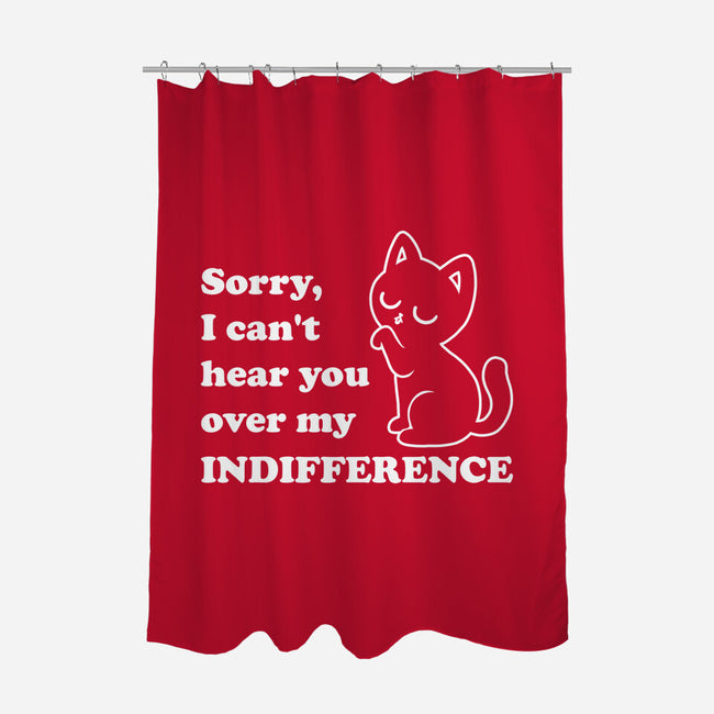 Cat Indifference-None-Polyester-Shower Curtain-Studio Mootant