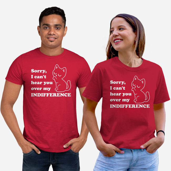 Cat Indifference-Unisex-Basic-Tee-Studio Mootant