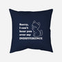 Cat Indifference-None-Removable Cover w Insert-Throw Pillow-Studio Mootant