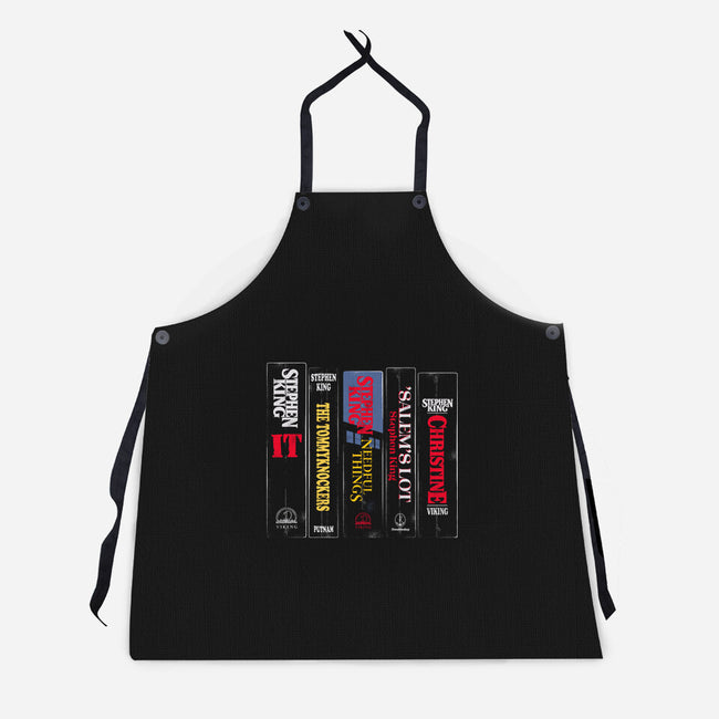 King Bookshelf-Unisex-Kitchen-Apron-Nemons