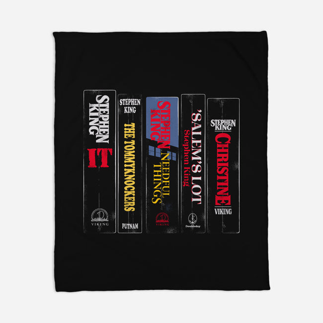 King Bookshelf-None-Fleece-Blanket-Nemons