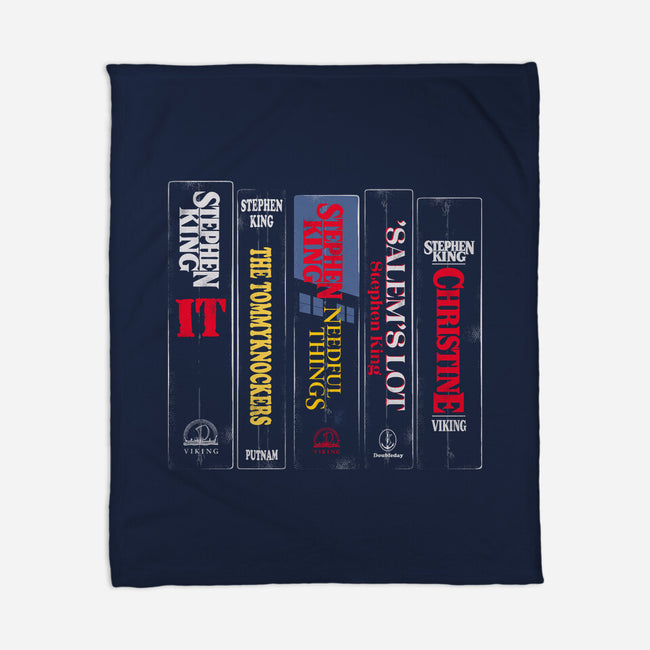 King Bookshelf-None-Fleece-Blanket-Nemons