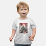 The Grey Traveler-Baby-Basic-Tee-glitchygorilla