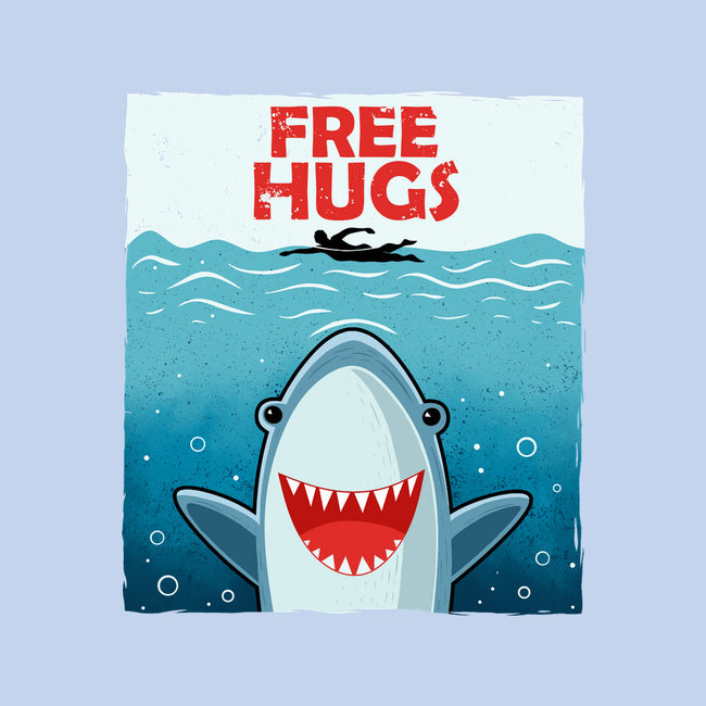 Free Shark Hugs-Womens-Fitted-Tee-erion_designs
