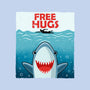 Free Shark Hugs-Womens-Fitted-Tee-erion_designs