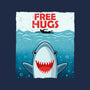 Free Shark Hugs-Womens-Fitted-Tee-erion_designs