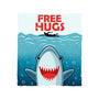 Free Shark Hugs-None-Polyester-Shower Curtain-erion_designs