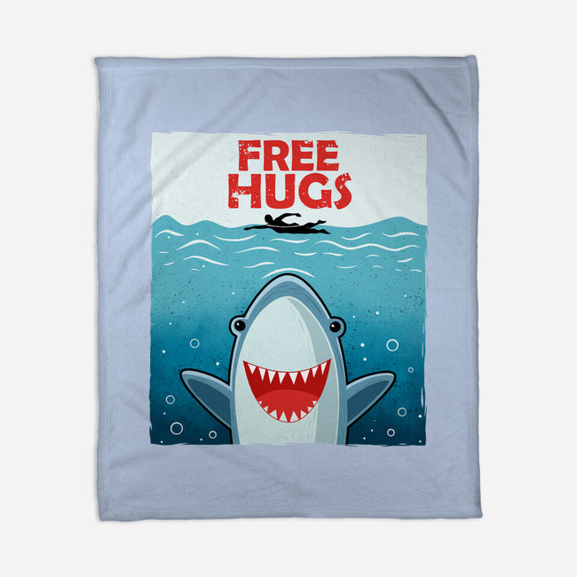 Free Shark Hugs-None-Fleece-Blanket-erion_designs