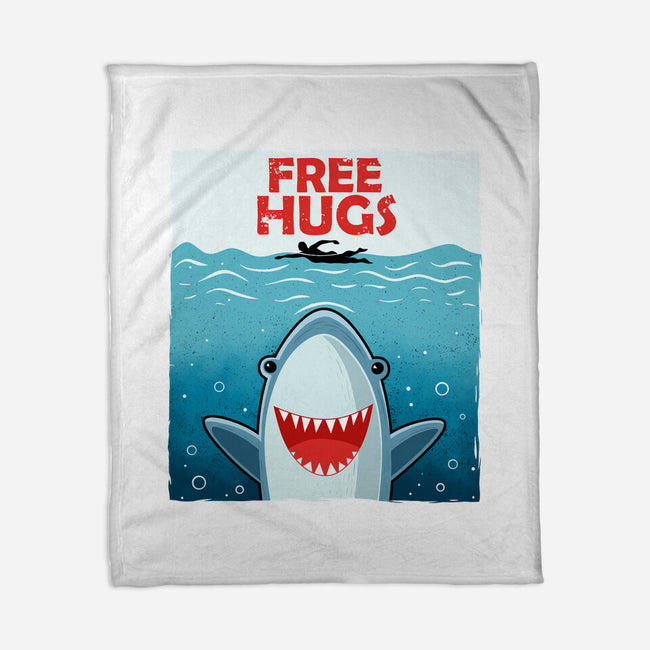 Free Shark Hugs-None-Fleece-Blanket-erion_designs