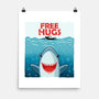 Free Shark Hugs-None-Matte-Poster-erion_designs