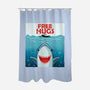 Free Shark Hugs-None-Polyester-Shower Curtain-erion_designs