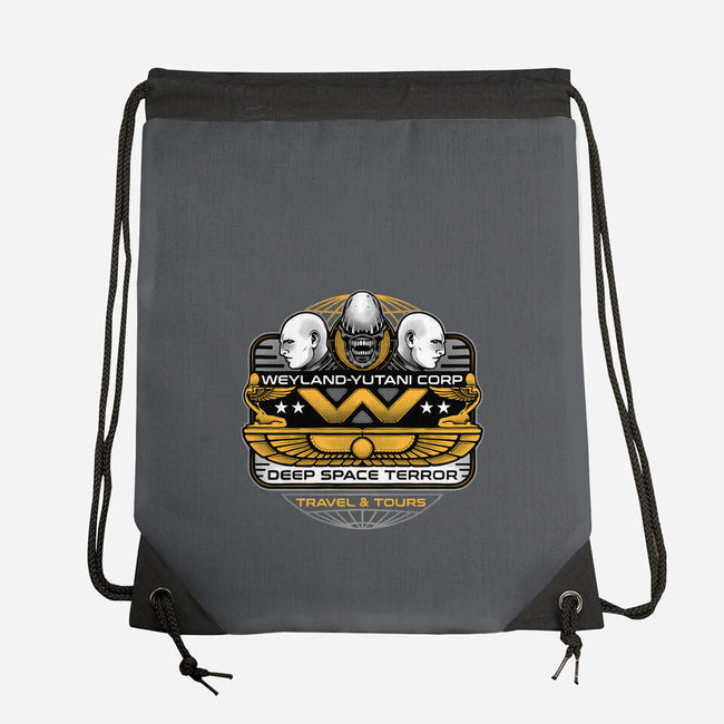 Deep Space Terror-None-Drawstring-Bag-momma_gorilla