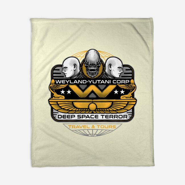 Deep Space Terror-None-Fleece-Blanket-momma_gorilla