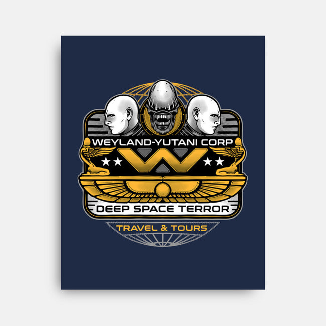 Deep Space Terror-None-Stretched-Canvas-momma_gorilla