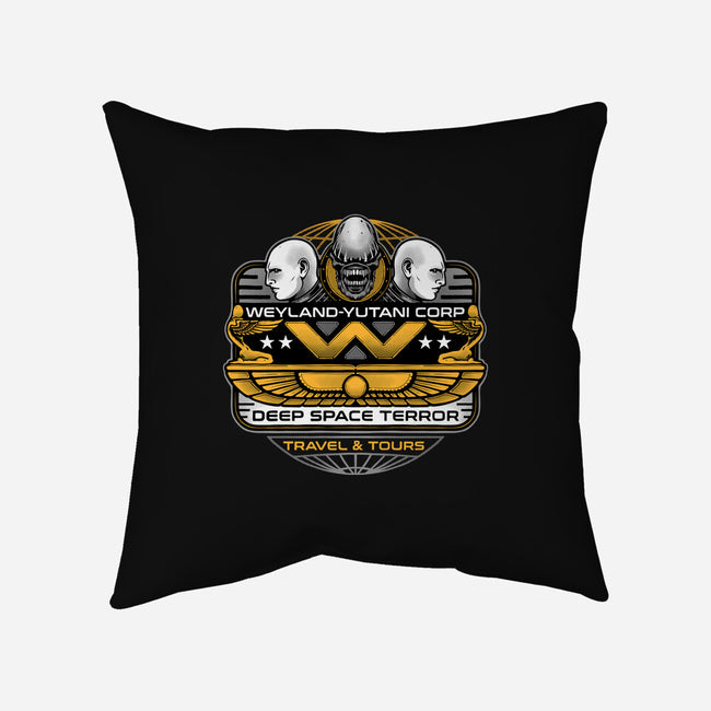 Deep Space Terror-None-Removable Cover w Insert-Throw Pillow-momma_gorilla