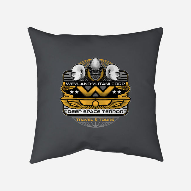 Deep Space Terror-None-Removable Cover w Insert-Throw Pillow-momma_gorilla