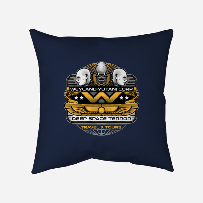 Deep Space Terror-None-Removable Cover w Insert-Throw Pillow-momma_gorilla